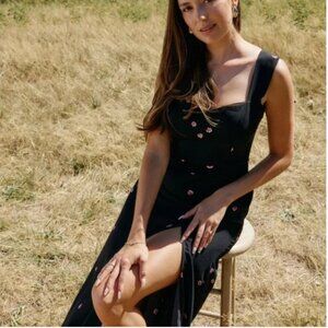 NWT Park & Fifth Hastings Midi Dress Rosebud Floral Bridesmaid XXL Green